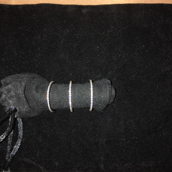 CZ stacking rings - Picture 2 of 4